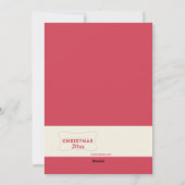 Kerstgeluk Vrijdag Fotokaart Feestdagenkaart (Achterkant)