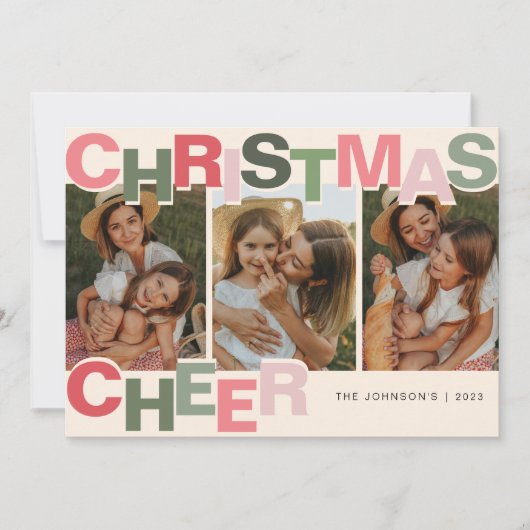 Kerstgemoed | Foto Kerstmis Feestdagenkaart (Voorkant)