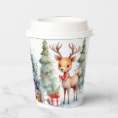 Kerstgemoed, Kerstman Papieren Bekers (Achterkant)