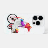 Kerstgenoom met bijten en cadeautjes iPhone hoesje (Achterkant horizontaal)