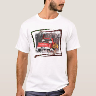 Kerstgenoom Sweet Gnome Red Truck Pset Rustin T-shirt
