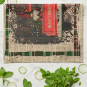 Kerstgenoom Sweet Gnome Red Truck Pset Rustin Theedoek (Gevouwen)