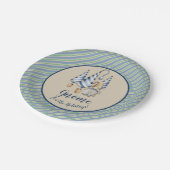 Kerstgenoomstartpunt voor de Feestdagen Papieren Bordje (Gekanteld)