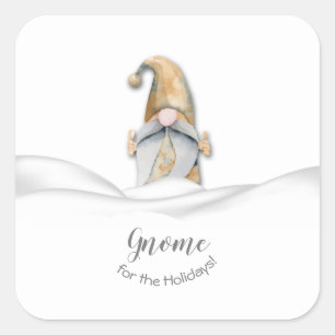 Kerstgenoomstartpunt voor de Feestdagen Vierkante Sticker