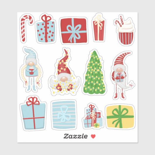 Kerstgenoomstickers Sticker (Vel)