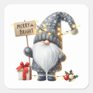 Kerstgenoomstickers Vierkante Sticker