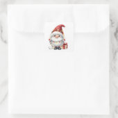 Kerstgenoomstickers Vierkante Sticker (Tas)