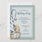 Kerstgenoomuitnodiging en feestelijke feestdagen (Voorkant)