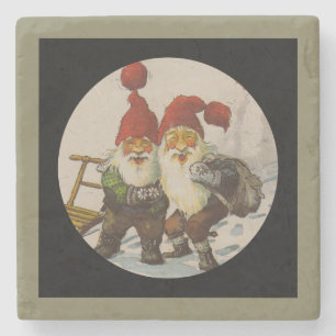 Kerstgenoomvrienden Stenen Onderzetter