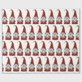 Kerstgenote in Red Costume Cadeaupapier (Vlak)