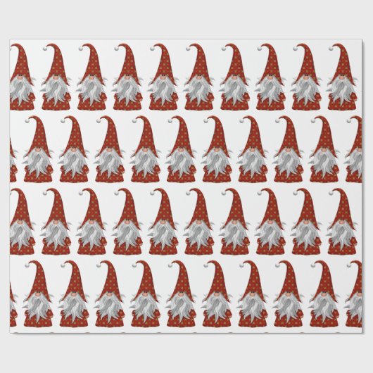 Kerstgenote in Red Costume Cadeaupapier (Vlak)