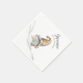 Kerstgenote voor de Feestdagen Servet (Hoek)