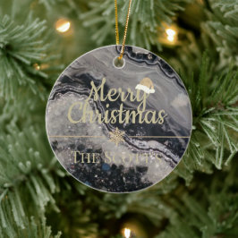 kerstgeode keramisch ornament