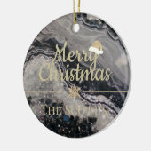 kerstgeode keramisch ornament (Links)