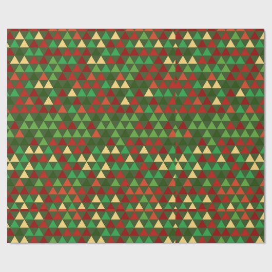kerstgeometrie cadeaupapier (Vlak)