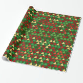 kerstgeometrie cadeaupapier (Uitgerold)