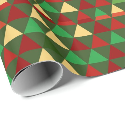 kerstgeometrie cadeaupapier (Rol Hoek)