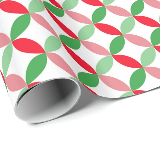 kerstgeometrisch cadeaupapier (Rol Hoek)