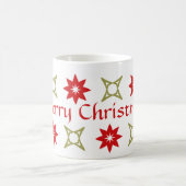 Kerstgeometrische sterren koffiemok (Center)