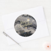 kerstgeoridesticker ronde sticker (Envelop)