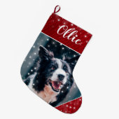 kerstgepersonaliseerd Afbeelding stoppen Grote Kerstsok (Voorkant (Hangend))