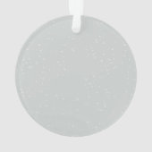 Kerstgepersonaliseerd Woodland Winter Deer Ornament (achterkant)