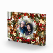 Kerstgepersonaliseerde foto-Lijst Fotoblok (Rechts)