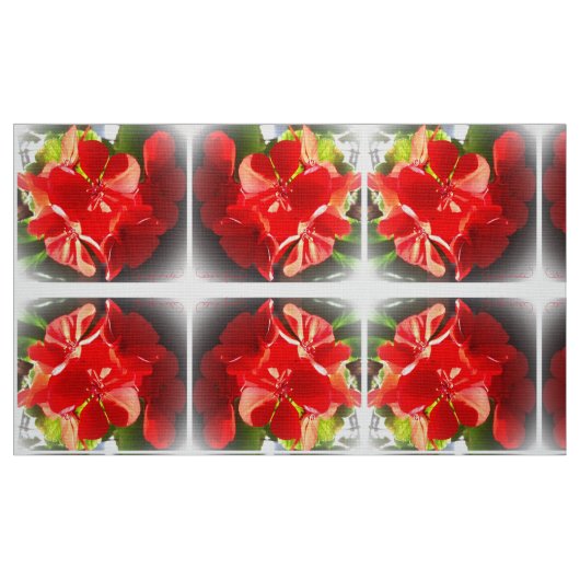 KerstGeranium Fabric Stof (Fat Quarter)