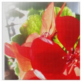 KerstGeranium Fabric Stof (Close Up)