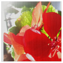 KerstGeranium Fabric Stof