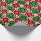 kerstgerechten voor kerstgerechten cadeaupapier (Hoek)