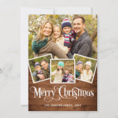 kerstgerei 7 fotografie feestdagenkaart (Voorkant)