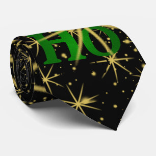 kerstgeschenk: "HO HO HO al!" Zwart Stropdas