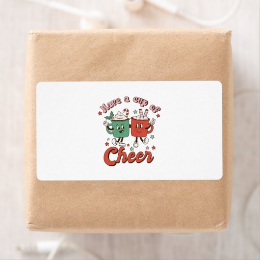 Kerstgeschenk met een klusje etiket (Insitu)