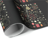 Kerstgeschenk voor katteliefhebber voor eigenaar v cadeaupapier (Rol Hoek)