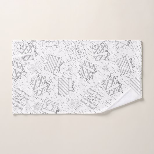 Kerstgeschenken 3 bad handdoek (Handdoek)