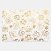 Kerstgeschenken 4 inpakpapier vel (Voorkant 3)