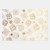 Kerstgeschenken 4 inpakpapier vel (Voorkant 2)