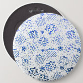 Kerstgeschenken 6 ronde button 6,0 cm (Voorkant /achterkant)