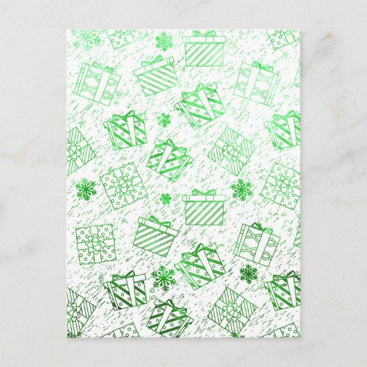 Kerstgeschenken 7 feestdagenkaart (Voorkant)