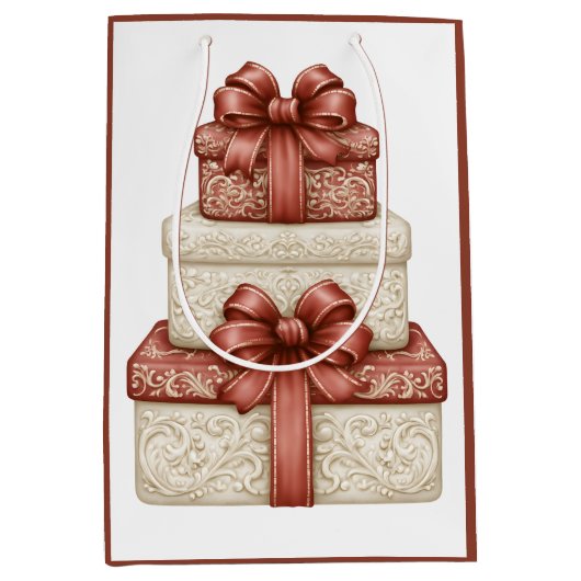 Kerstgeschenken Medium Cadeauzakje (Voorkant)