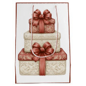 Kerstgeschenken Medium Cadeauzakje (Achterkant)
