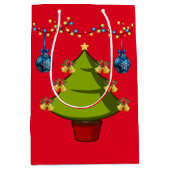 Kerstgeschenktassen Medium Cadeauzakje (Voorkant)
