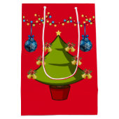 Kerstgeschenktassen Medium Cadeauzakje (Achterkant)