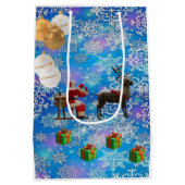 Kerstgeschenktassen Medium Cadeauzakje (Achterkant)