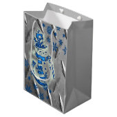 Kerstgeschenktassen Medium Cadeauzakje (Voorkant Gekanteld)