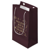 Kerstgeschenkzak Klein Cadeauzakje (Voorkant Gekanteld)
