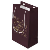 Kerstgeschenkzak Klein Cadeauzakje (Achterkant Gekanteld)