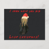 kerstgeschreeuw feestdagenkaart (Voorkant)