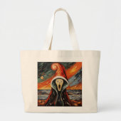 kerstgeschreeuw grote tote bag (Voorkant)